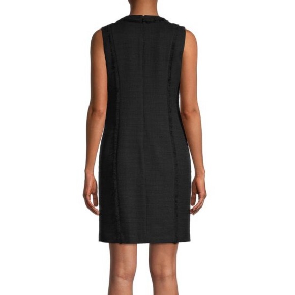 NWOT Karl Lagerfled Sleeveless Tweed Sheath Dress - Picture 2 of 6